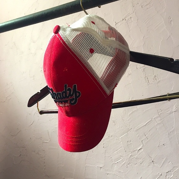 Shady Original Eminem Red + White baseball cap snapback Authentic Merch Vintage - Picture 2 of 10